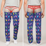 Custom Funny Pajama Pants, Novelty Thong Pajamas Christmas - Personalized Lounge Pants 5