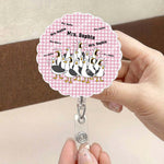 Custom Funny Seagulls Teacher Gift For Teacher Coworkers - Personalized Acrylic Badge Reel 4