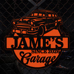 Custom Garage Decor, Biker Handy Man Glowing Wall Art Gift - Personalized Wood Sign 2