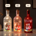 Custom Gifts Mother & Daughter Forever Linked Together Gifts For Mom, Daughter - Personalized Bottle Lamp 7