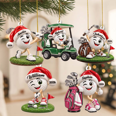 Custom Golf 3D Printed For Golf Lover Dad, Husband - Personalized Ornament