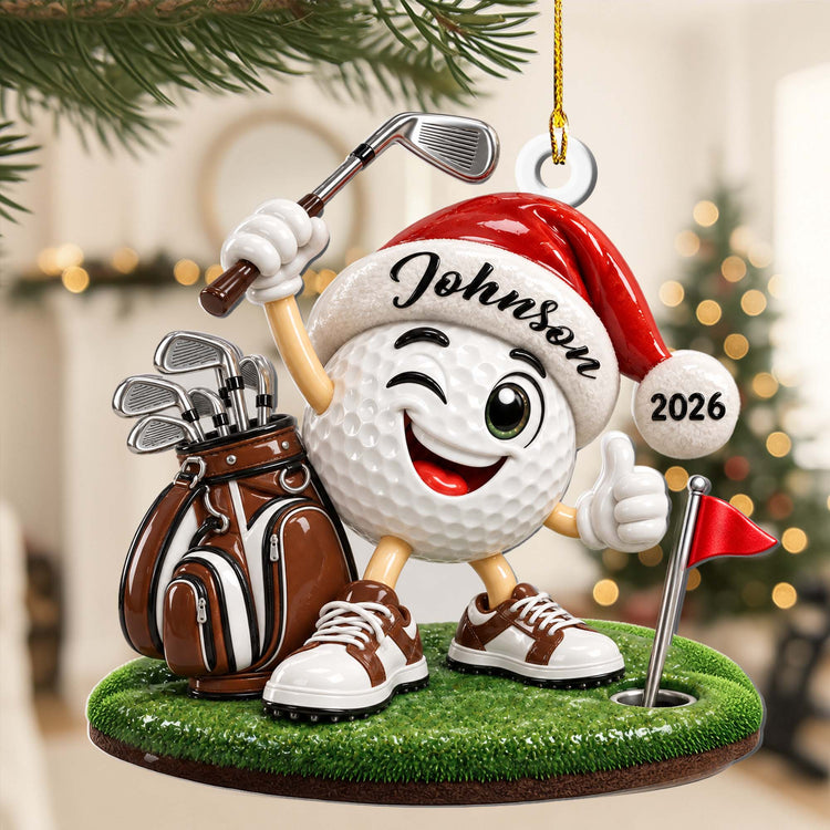 Custom Golf 3D Printed For Golf Lover Dad, Husband - Personalized Ornament 5