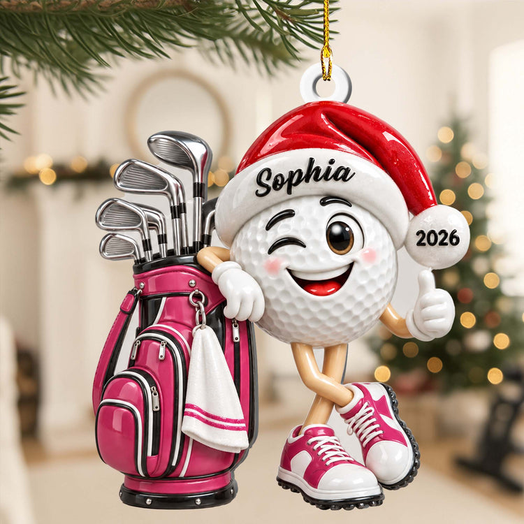 Custom Golf 3D Printed For Golf Lover Dad, Husband - Personalized Ornament 6