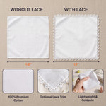 Custom Hand-writing Wedding Gifts From Bride To Groom, Mom, Dad - Personalized Handkerchief 7