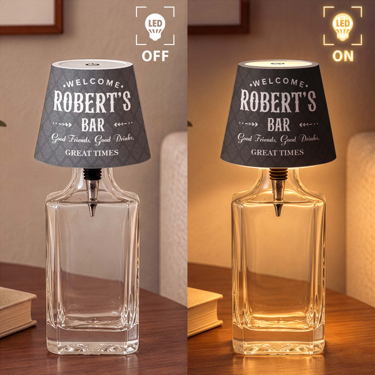 Custom Home Bar Pub Light Art Bartender Decors - Personalized Night Light 6