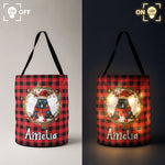 Custom Initial Letter Christmas Gift Bag, Christmas Bag With Name, Holiday Gift Bag, Santa Gift Bag, Family Christmas Sack - Personalized Basket 3