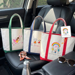 Custom Kids Drawing, Kid Art Bag, Mother’S Day Gift, Teacher, Grandma Thank You Gifts - Personalized Tote Bag 1