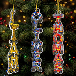 Custom Kid's Names - Construction Vehicle, Firefighter, Police - Personalized Ornament 2