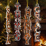 Custom Letter With Name For Guitar Lover, Him, Her - Personalized Ornament 1