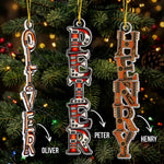 Custom Letter With Name For Guitar Lover, Him, Her - Personalized Ornament 2