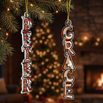 Custom Letter With Name For Guitar Lover, Him, Her - Personalized Ornament 3