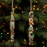 Custom Letter With Name For Travelers - Personalized Ornament 3