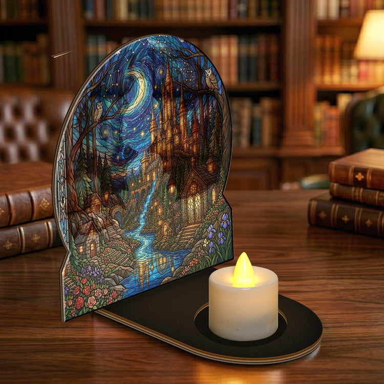 Custom Library, Book Nook For Book Worm - Personalized Wooden Plaque 3