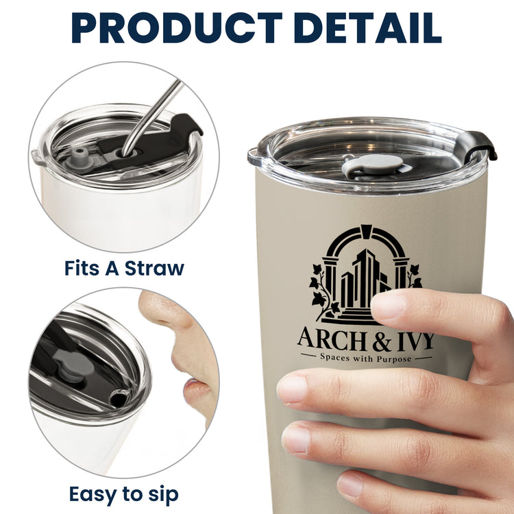 Custom Logo Gifts For Coworkers, Employees, Clients, Business Partners & Company Events - Personalized Tumbler 2