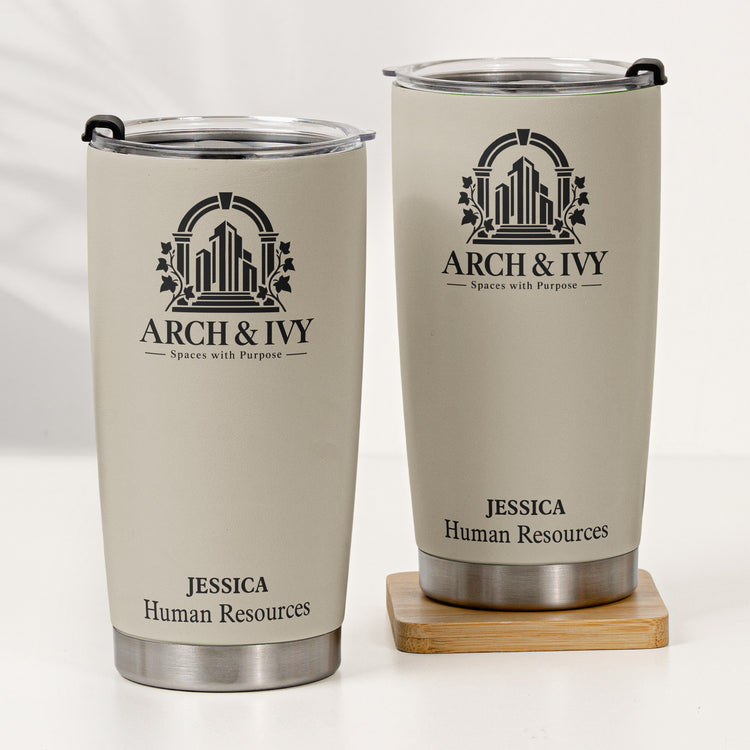 Custom Logo Gifts For Coworkers, Employees, Clients, Business Partners & Company Events - Personalized Tumbler 8