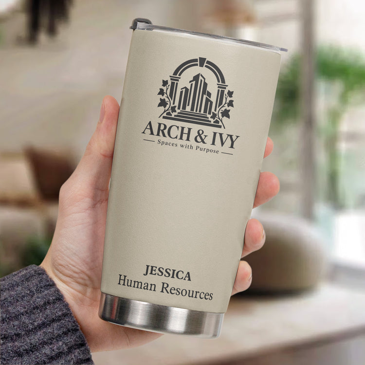 Custom Logo Gifts For Coworkers, Employees, Clients, Business Partners & Company Events - Personalized Tumbler 9
