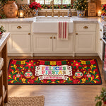Custom Mexican Folk Art Papel Picado Navidad - Personalized Doormat 6