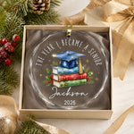 Custom Milestone Keepsake Graduation Year - Personalized Ornament 2