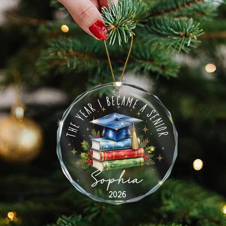 Custom Milestone Keepsake Graduation Year - Personalized Ornament 3