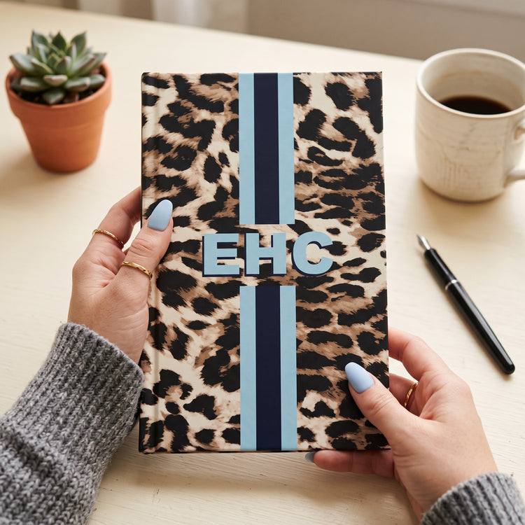 Custom Monogram Animal Print - Personalized Journal 2