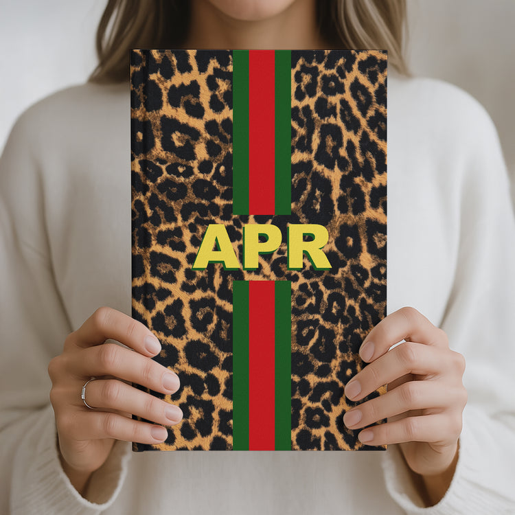 Custom Monogram Animal Print - Personalized Journal 3