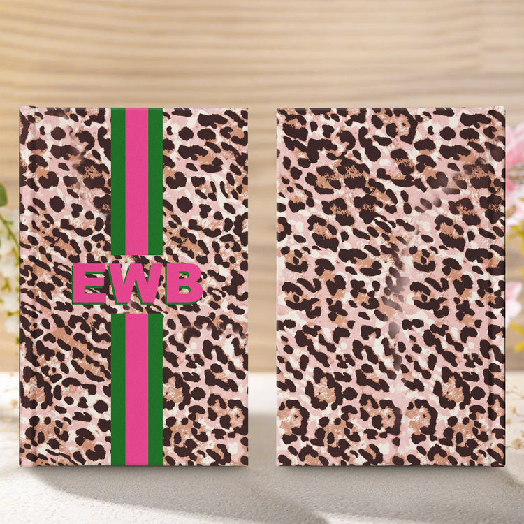 Custom Monogram Animal Print - Personalized Journal 4