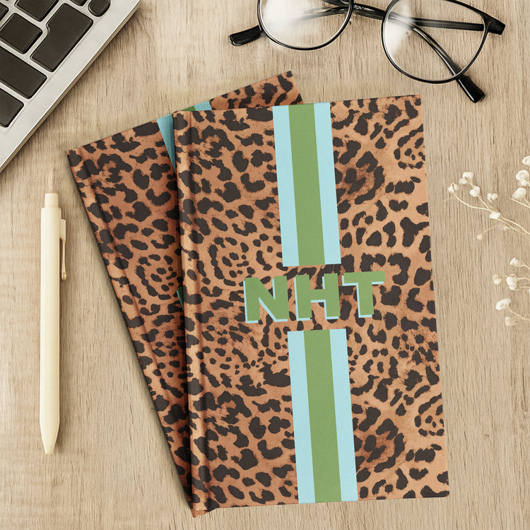 Custom Monogram Animal Print - Personalized Journal 6