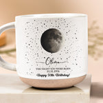 Custom Moon Phase By Date, 20Th 30Th 40Th 50Th 30Th Birthday Gift, Gift For Bestfriend Daughter Granddaughter Birthday - Personalized Mug 2