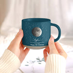 Custom Moon Phase By Date, 20Th 30Th 40Th 50Th 30Th Birthday Gift, Gift For Bestfriend Daughter Granddaughter Birthday - Personalized Mug 4
