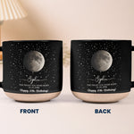 Custom Moon Phase By Date, 20Th 30Th 40Th 50Th 30Th Birthday Gift, Gift For Bestfriend Daughter Granddaughter Birthday - Personalized Mug 5