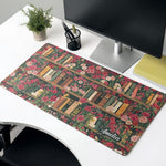Custom Name & Birth Flower For Book Lovers Desk Decor - Personalized Desk Mat 5