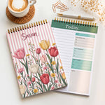 Custom Name & Birth Flower For Her, Friends, Daughters, Sisters - Custom Planner 3