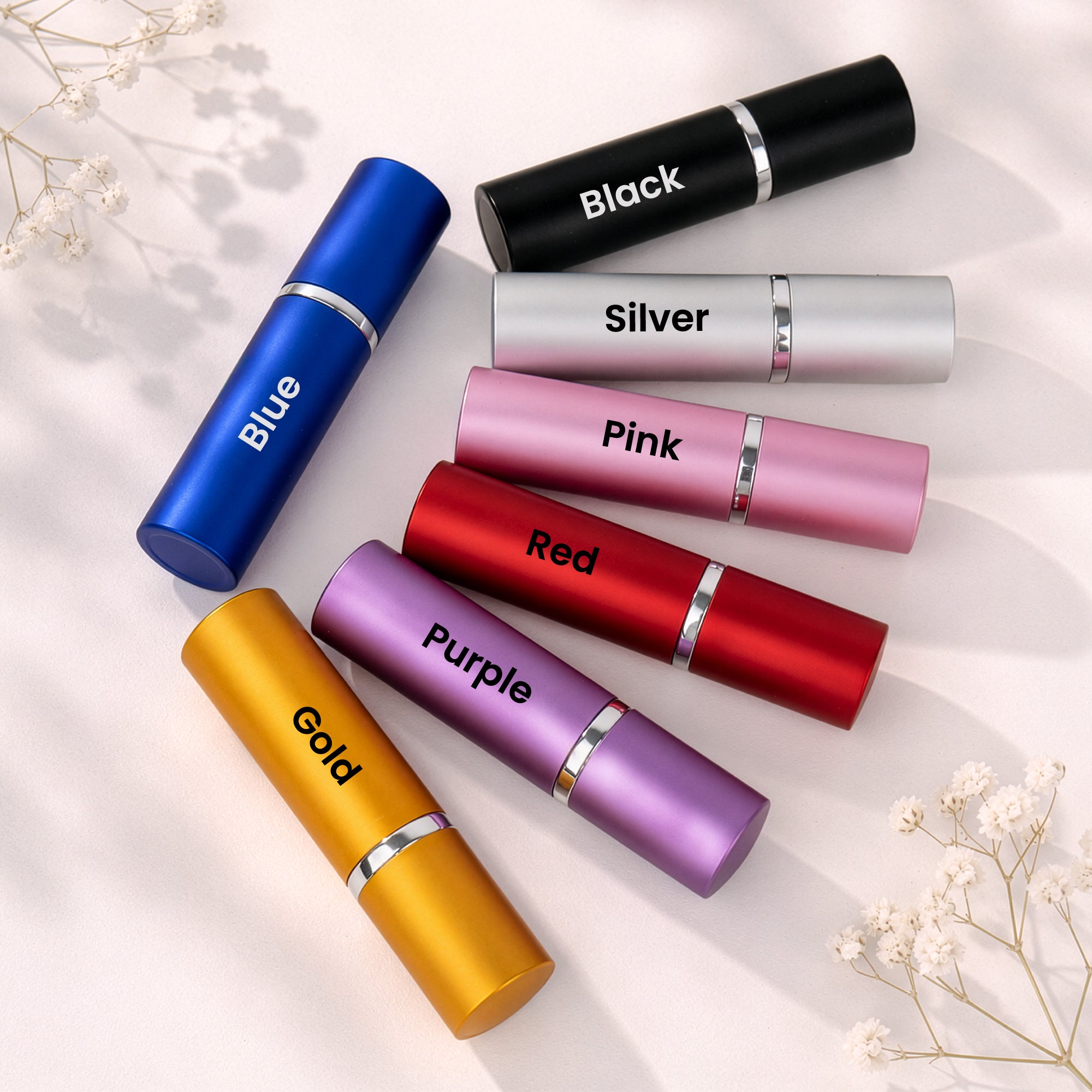 Custom Name & Birth Flower Wedding Gifts For Her, Bridesmaid - Personalized Mini Perfume Bottle 2
