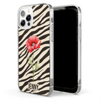 Custom Name & Birth Flower Zebra Print Gifts For Her - Personalized Phone Case 5