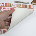 Custom Name & Birth Flowers Gifts For Her, Book Lovers, Book Club Gift - Personalized Desk Mat 6