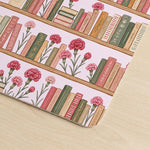 Custom Name & Birth Flowers Gifts For Her, Book Lovers, Book Club Gift - Personalized Desk Mat 7