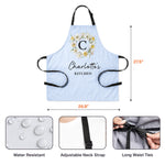 Custom Name & Birth Flowers Gifts For Her Cooking Lovers - Personalized Apron 3