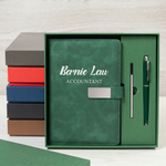 Custom Name And Job Title Gift For Coworkers, Teacher, Nurse - Personalized Notebook Set 6