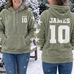 Custom Name & Number Gift For Baseball, Softball, Hockey, Basketball, Soccer, Football Fan - Personalized Hoodie 1