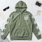 Custom Name & Number Gift For Baseball, Softball, Hockey, Basketball, Soccer, Football Fan - Personalized Hoodie 2