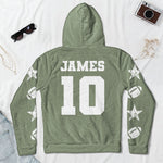 Custom Name & Number Gift For Baseball, Softball, Hockey, Basketball, Soccer, Football Fan - Personalized Hoodie 3