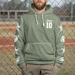 Custom Name & Number Gift For Baseball, Softball, Hockey, Basketball, Soccer, Football Fan - Personalized Hoodie 4