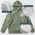 Custom Name & Number Gift For Baseball, Softball, Hockey, Basketball, Soccer, Football Fan - Personalized Hoodie 8