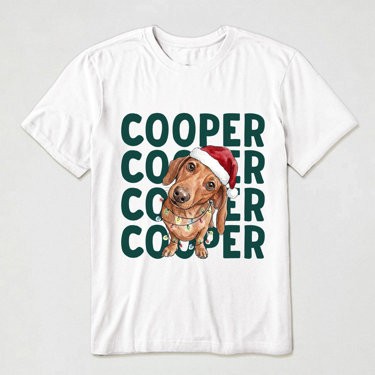 Custom Name & Photo Pet Watercolor Art Gift For Pet Lovers - Personalized Shirt 5