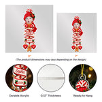 Custom Name & Photo Snowman Santa Christmas Keepsake - Personalized Ornament 5