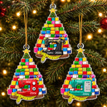 Custom Name & Sewing Machine Christmas Gift For Sewing Lover, Tailor - Personalized Ornament 1