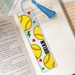 Custom Name And Sports Ball Acrylic Bookmark Gift For Kids - Custom Bookmark 2