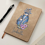 Custom Name, Birth Flower, Girls Golf, Golf Pouch, Gift For Golf Lover, Golf Player, Golf Girls - Personalized Journal 5
