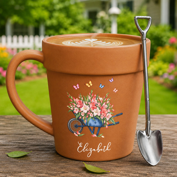 Custom Name, Birthflower Gift For Gardener, Gardening Lovers - Personalized Mug 2