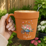 Custom Name, Birthflower Gift For Gardener, Gardening Lovers - Personalized Mug 3